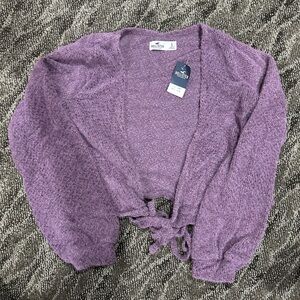 Hollister Women's Lavender Knit Shrug